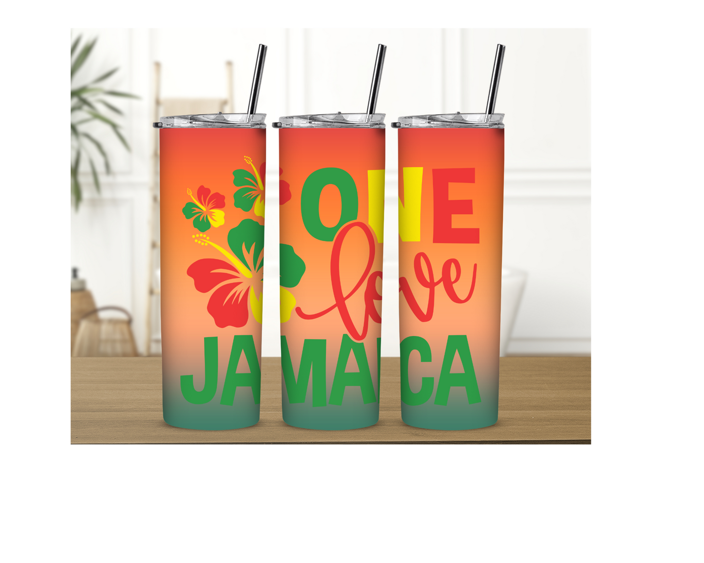 ONE LOVE JAMAICA TUMBLER