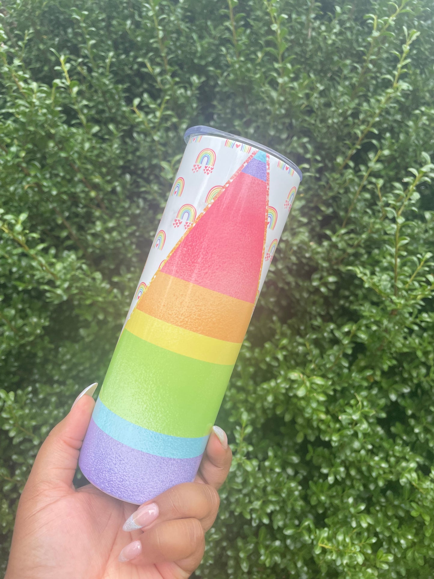 Rainbow Pyramid  Tumbler | 20oz